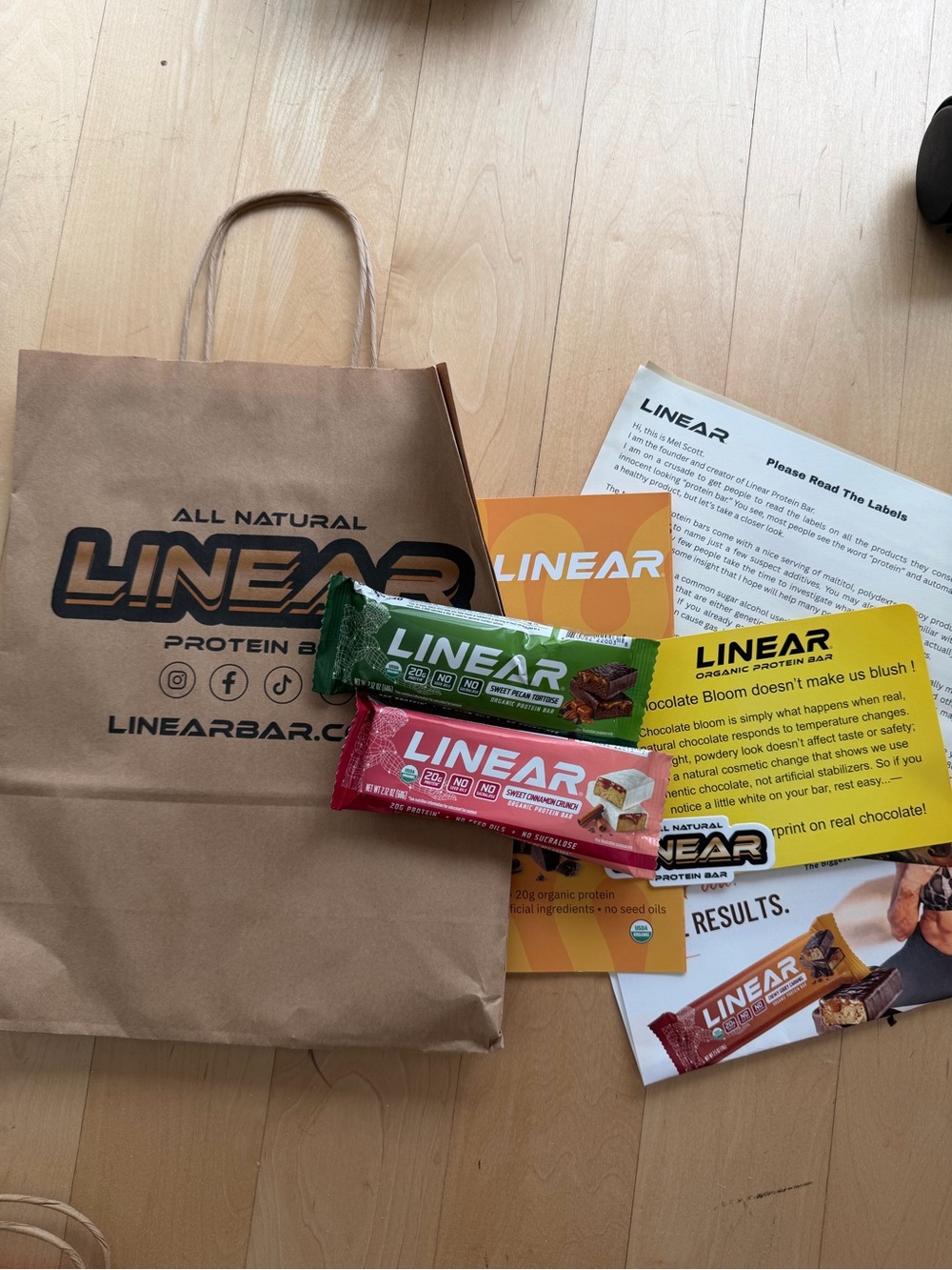2 LINEAR - All Natural Protein Bars